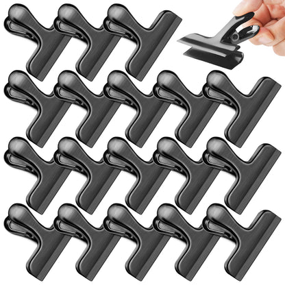 ANZNKU 6 Pack Chip Clips Bag Clips for Food Snack Kitchen Storage(Silver)
