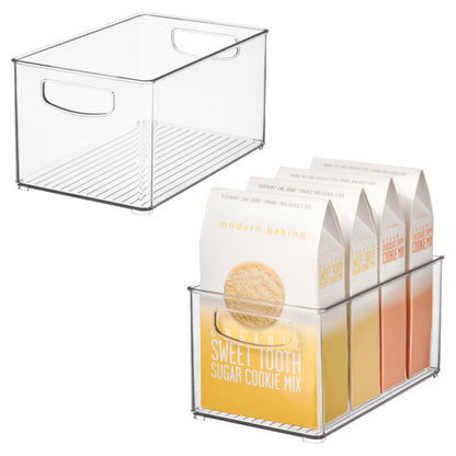 iDesign Stackable Clear Plastic Bin