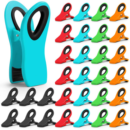 JETMORE 12 Pack Chip Clips Bag Clips, Magnetic Bag Clip for Food Storage