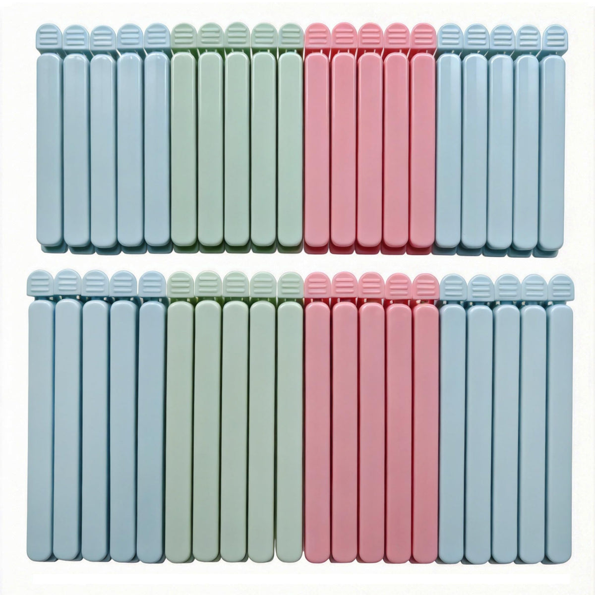 40 Pcs Food Bag Sealing Clips Airtight Chip Clips with 2 Sizes
