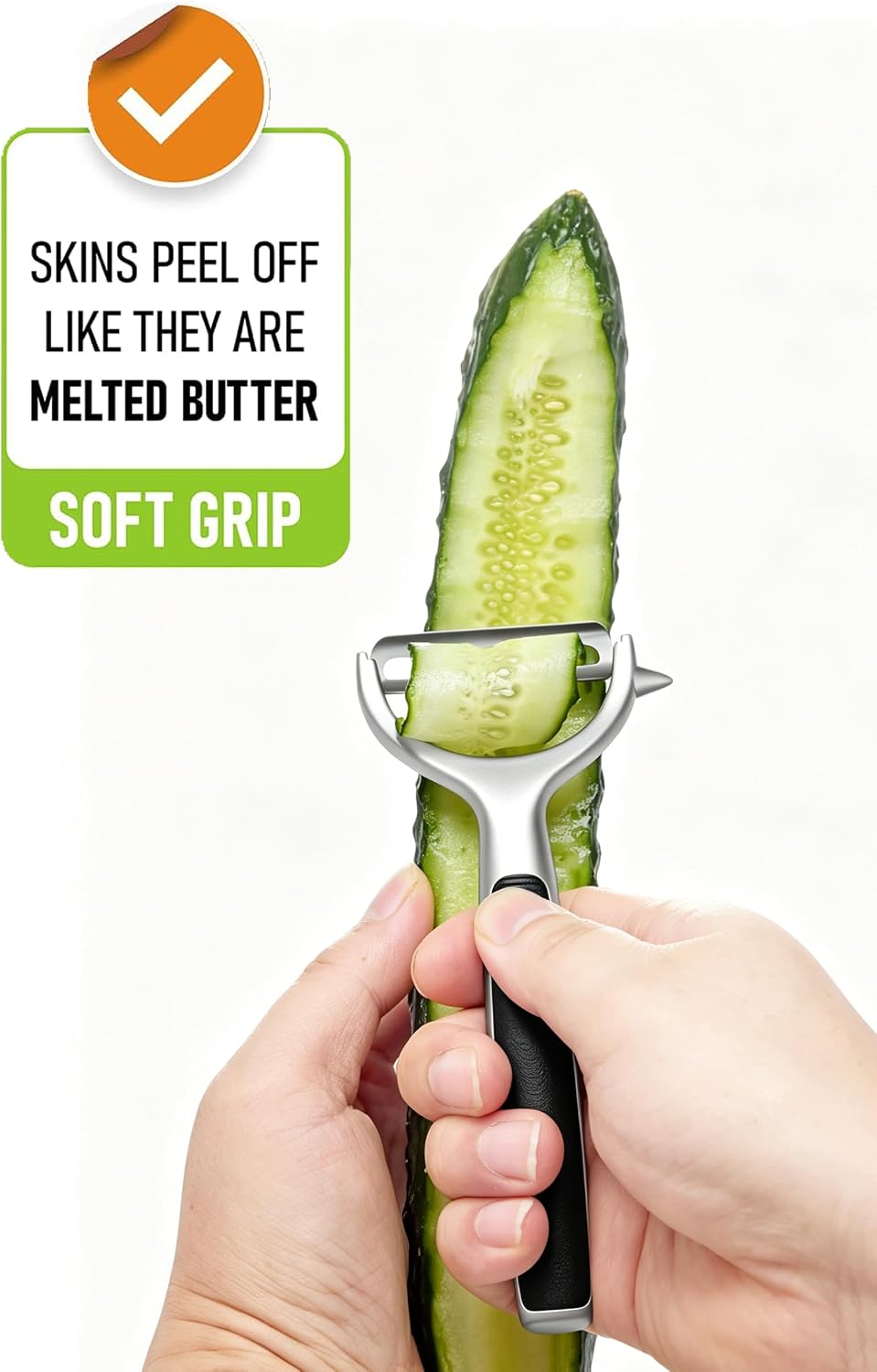 Set of 2 Vegetable Peeler For Kitchen,Y and I Shaped Peelers For Potatoes
