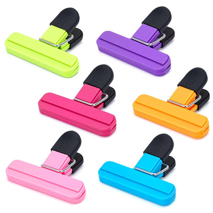 12 Pack Chip Clips, Plastic Heavy Duty Seal Grips, 3 x 2.5 Inch