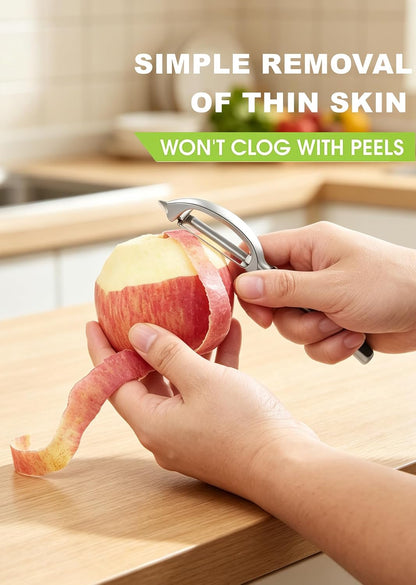 Set of 2 Vegetable Peeler For Kitchen,Y and I Shaped Peelers For Potatoes