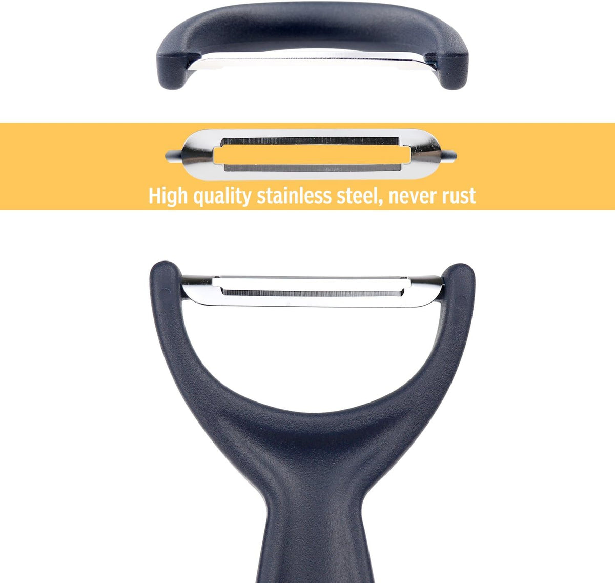 Potato Peeler Y Shaped Vegetable Peeler, Premium Ultra Sharp Fruit Peeler for Kitchen