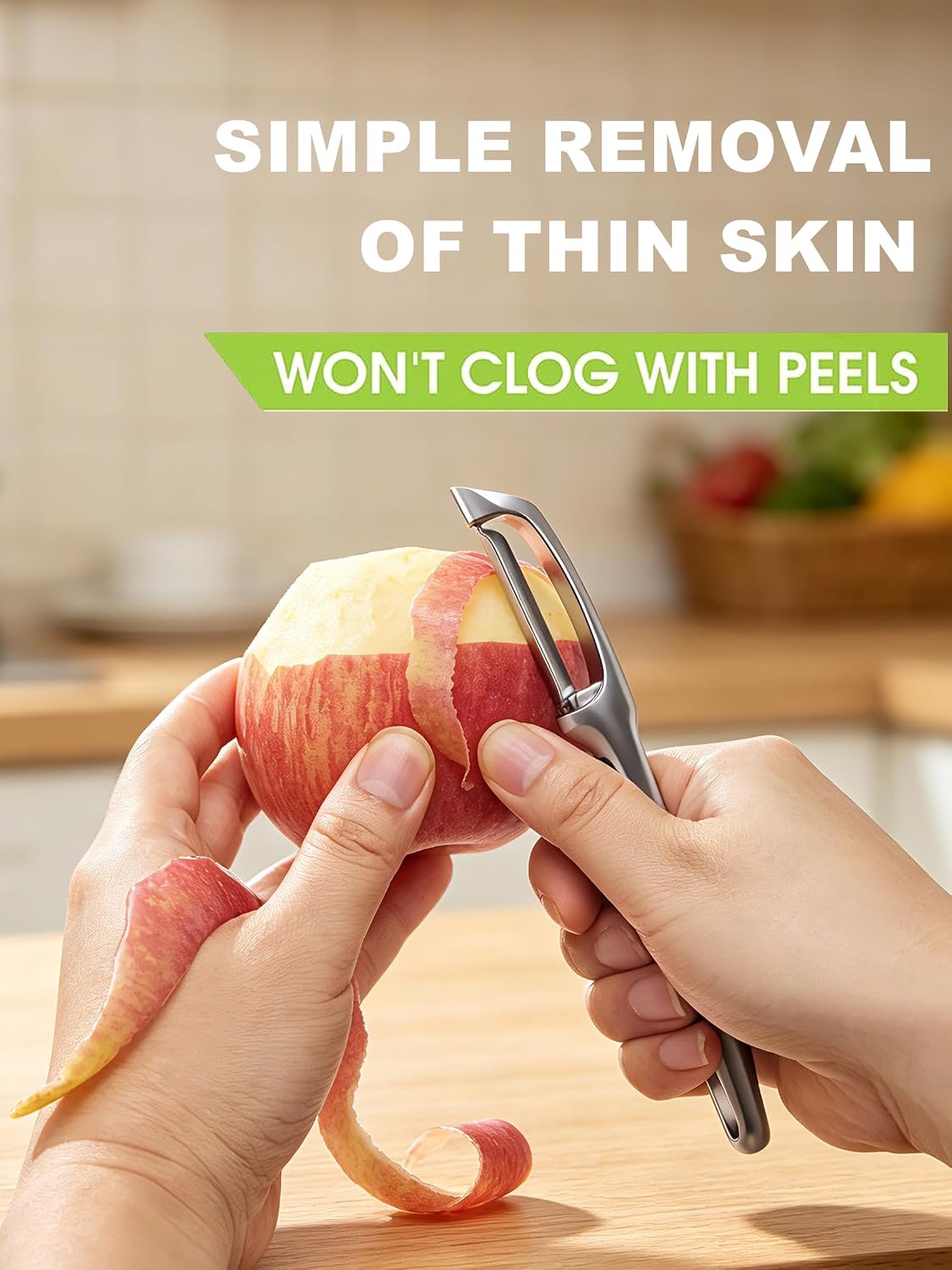 Stainless Steel Vegetable Peeler Kitchen For Potatoes, All Fruits Veggies