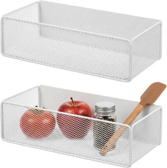 2 Pcs Magnetic Basket For Fridge
