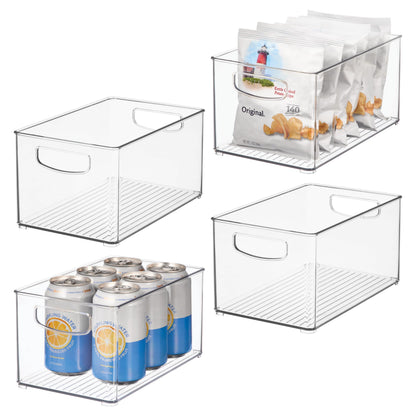 iDesign Stackable Clear Plastic Bin