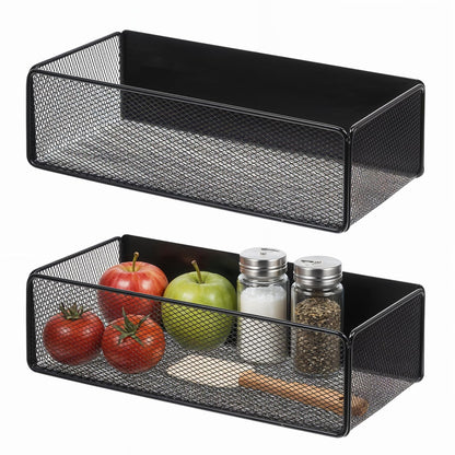 2 Pcs Magnetic Basket For Fridge
