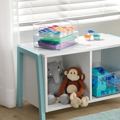 iDesign Stackable Pantry Bin, Clear