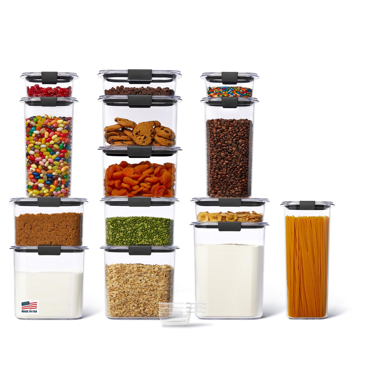 Rubbermaid Brilliance Pantry Airtight Food Storage Container, BPA-Free 7.8 Cup, Ideal for Brown Sugar - Efficient, Leak-Proof and Dishwasher-safe