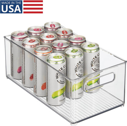 iDesign Kitchen Binz Stackable Organizer, 8" x 6" x 14.5", Clear