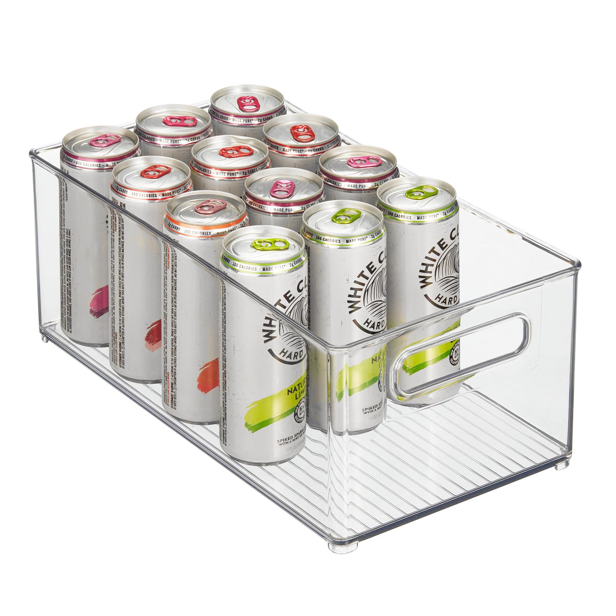iDesign Kitchen Binz Stackable Organizer, 8" x 6" x 14.5", Clear
