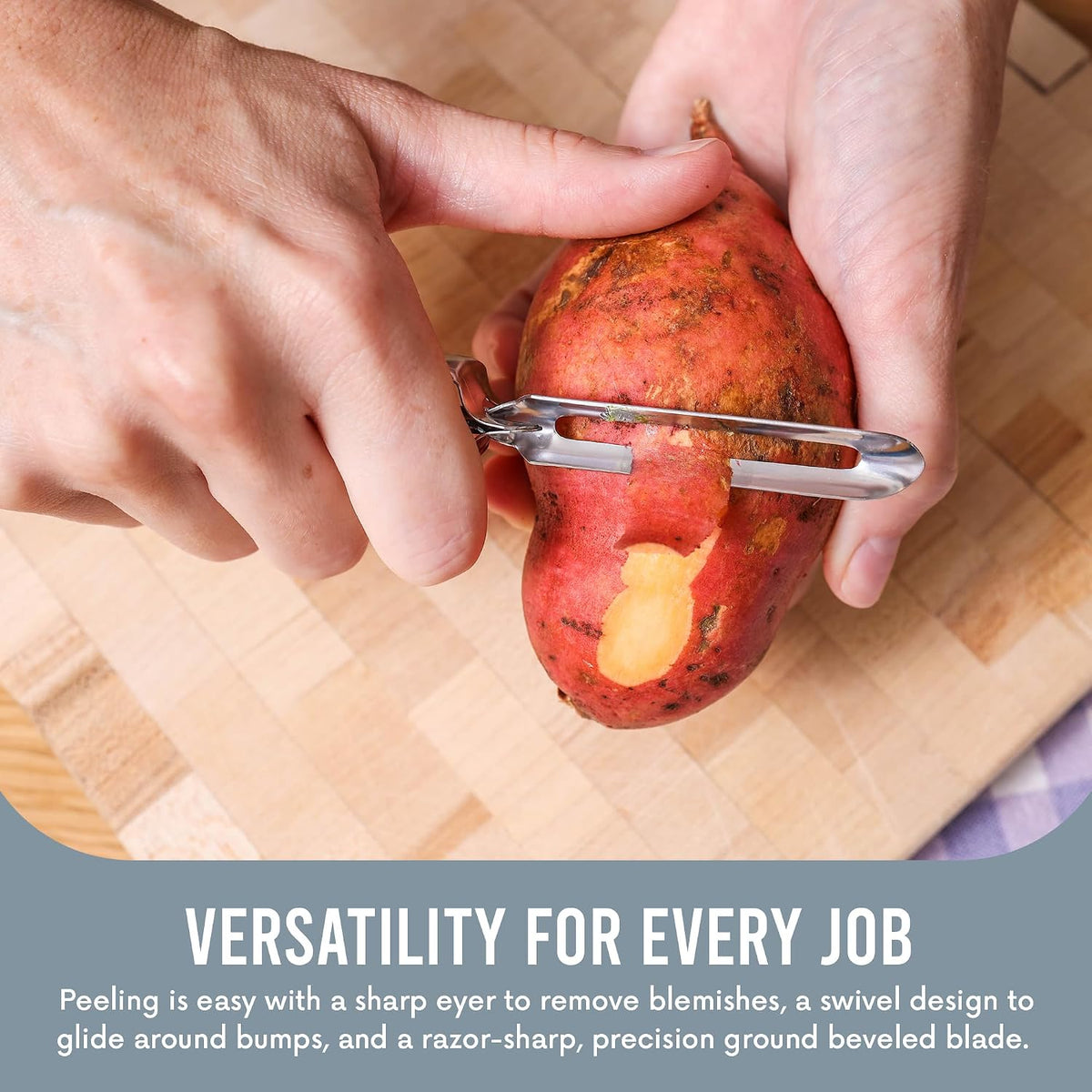 Linden Sweden Original Jonas Vegetable Peeler for Kitchen - 3-Pack