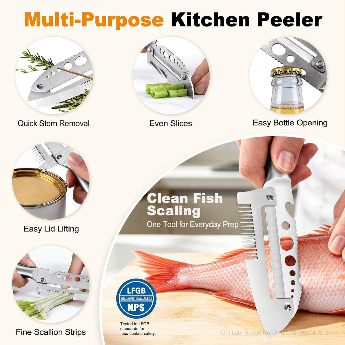2-Pack Vegetable Peeler Set, Heavy-Duty & Y Peeler, Stainless Steel