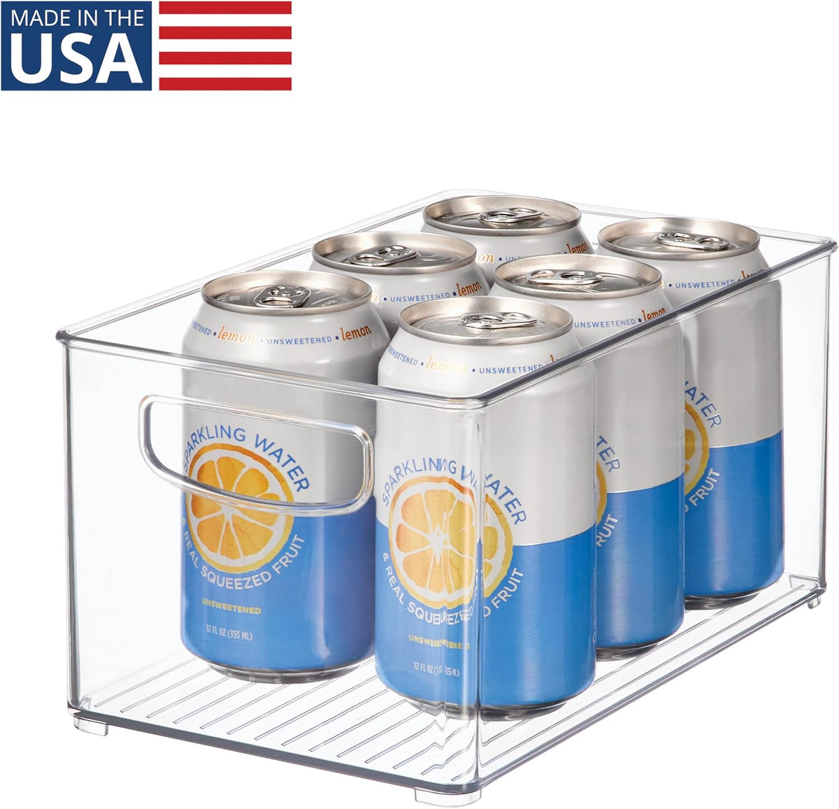 iDesign Stackable Clear Plastic Bin