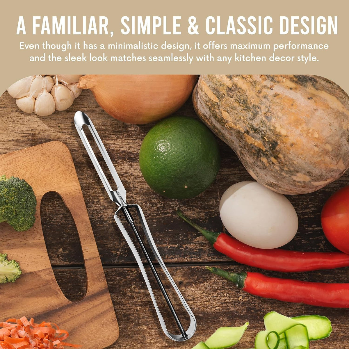 Linden Sweden Original Jonas Vegetable Peeler for Kitchen - 3-Pack